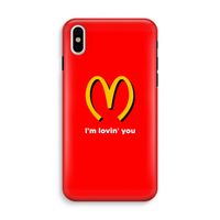 I'm lovin' you: iPhone XS Tough Case - thumbnail