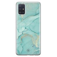 Samsung Galaxy A51 siliconen hoesje - Touch of mint