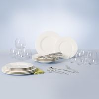 Villeroy & Boch Wonderful World White 4 Friends 36 servies 36 stuk(s) Porselein Wit - thumbnail