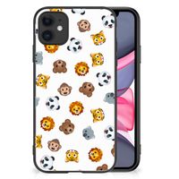 Back Case voor iPhone 11 Dieren Emojis