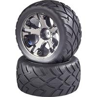 Reely 1:10 Truggy Complete wielen Street 5-spaaks Titaangrijs 2 stuk(s)