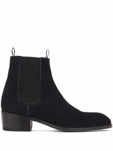 Giuseppe Zanotti bottines Abbey en daim - Bleu