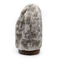 Himalaya Zoutlamp Grijs (1-2 kg) ca. 15 x 11 x 9 cm - thumbnail