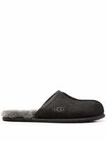 UGG chaussons Scuff en cuir - Noir - thumbnail