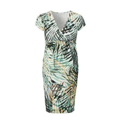 Noppies zwangerschaps- en voedingsjurk Eden met all over print en plooien multicolor Noppies zwangerschaps- en voedingsjurk Eden met all over print en plooien multicolor