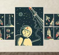 Astronauten sticker - thumbnail