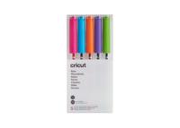 Cricut Explore/Maker Extra Fine Point 5-Pack Brights Stiftset Pink, Blauw, Oranje, Violet, Linde-groen - thumbnail