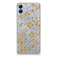 Samsung Galaxy A04e TPU Case Gouden Bloemen