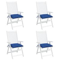 Palletkussens 4 st 50x50x7 cm oxford stof blauw - thumbnail