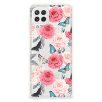 Samsung Galaxy A22 4G | M22 TPU Case Butterfly Roses