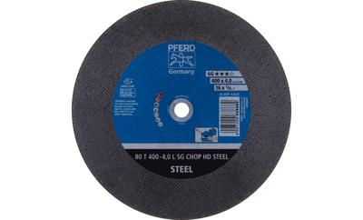 PFERD 80 T 400-4,0 L SG CHOP HD STEEL/25,4 66324080 Doorslijpschijf recht 400 mm 10 stuk(s) Getemperd staal, Staal