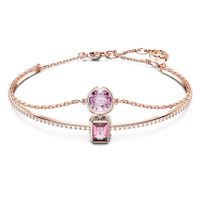 Swarovski 5668243 Armband Stilla rosekleurig-roze-paars 16,5-19 cm - thumbnail