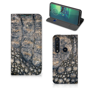 Motorola G8 Plus Hoesje maken Krokodillenprint