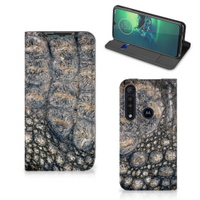 Motorola G8 Plus Hoesje maken Krokodillenprint - thumbnail