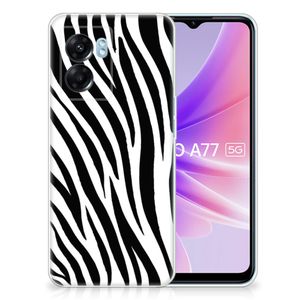 OPPO A77 | A57 5G TPU Hoesje Zebra