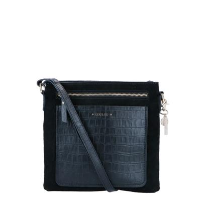 LouLou Essentials Crossbody Classy croco black Damestas LouLou Essentials Crossbody Classy croco black Damestas