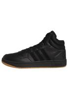 adidas Hoops 3.0 Mid Classic Vintage Basketball-inspired heren Sneakers, Core Black/Core Black/Ftwr White, 44 EU