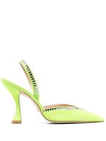 Stuart Weitzman escarpins 110 mm à ornements en cristal - Vert - thumbnail