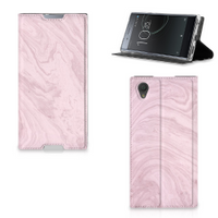 Sony Xperia L1 Standcase Marble Pink - Origineel Cadeau Vriendin - thumbnail