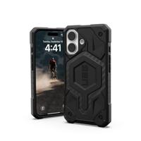 URBAN ARMOR GEAR Monarch Case compatibel met Apple iPhone 16 case (compatibel met draadloos opladen, 5-laagse bescherming volgens militaire standaard, verhoogde rand) koolstofvezel