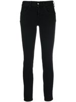 LIU JO jean skinny en coton mélangé à patch logo - Noir