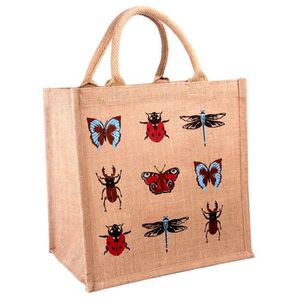 Juten Tas Insecten