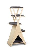 Beeztees K&Bz Mirza houten schraper 60 x 40 x 13 300 g