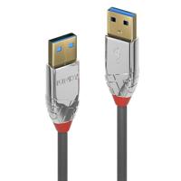 LINDY 36628 3m USB 3.0 Type A kabel, Cromo Line antraciet