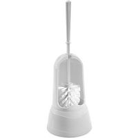 Witte toiletborstel/WC-borstel met houder 15 x 37,5 cm