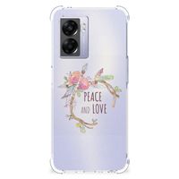 OPPO A77 5G | A57 5G Stevig Bumper Hoesje Boho Text