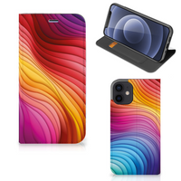 Stand Case voor iPhone 12 Mini Regenboog - thumbnail