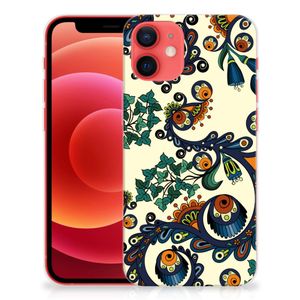 Siliconen Hoesje iPhone 12 Mini Barok Flower