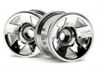 Type f5 truck wheel (chrome) - thumbnail