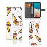 Samsung Galaxy A73 5G Book Cover Icecream - thumbnail