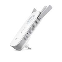 TP-Link RE450 (DE) AC1750 Gigabit dual-band WLAN repeater (1300 Mbit/s (5 GHz) en 450 Mbit/s (2,4 GHz), AP-modus, signaalsterkteweergave, 1 Gigabit poort, WPS, geschikt voor alle WLAN-apparaten)