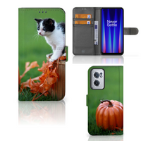 OnePlus Nord CE 2 Telefoonhoesje met Pasjes Kitten - thumbnail