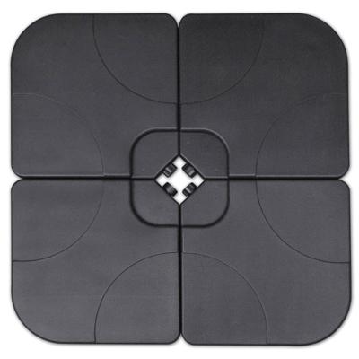 vidaXL Parasolvoet draagbaar gevuld met zand / water 60 L