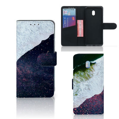 Xiaomi Redmi 8A Book Case Sea in Space