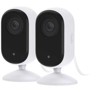 ARLO ESSENTIAL2 2K INDOOR CAMERA 2-PACK VMC3260-100EUS IP-Bewakingscameraset WiFi Met 2 cameras 2688 x 1520 Pixel