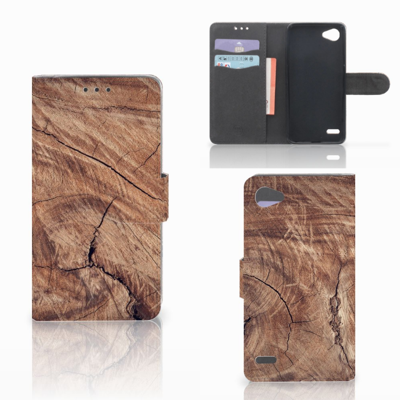 LG Q6 | LG Q6 Plus Book Style Case Tree Trunk