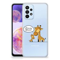 Samsung Galaxy A23 Telefoonhoesje met Naam Giraffe - thumbnail