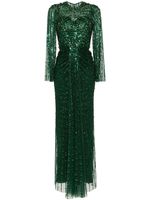 Jenny Packham robe longue Anja à ornements strassés - Vert