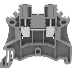 Degson DC2.5-01P-11-00A(H) Doorgangsklem Schroefklemmen Grijs 1 stuk(s)