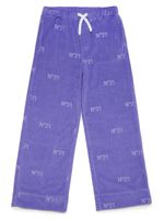 Nº21 Kids pantalon à motif monogrammé - Bleu - thumbnail