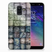 Silicone Back Cover Samsung Galaxy A6 (2018) Spijkerbroeken - thumbnail