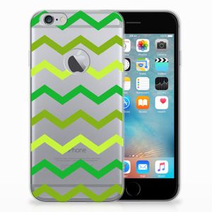 Apple iPhone 6 Plus | 6s Plus TPU bumper Zigzag Groen