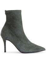 Giuseppe Zanotti bottines Mirea 90 mm en cuir - Gris