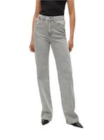 VERO MODA VMTESSA HR Wide Jeans RHINES RA207 GA, Medium Grey Denim/Detail: strassteentjes, 28W x 30L