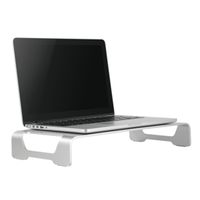 LogiLink Tabletop monitor riser, aluminum Monitorstandaard Hoogte: 6.3 cm (max) Zilver - thumbnail