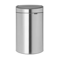 Brabantia – 100680 -Touch Bin New Recycle 10 + 23 litres, Acier Mat
